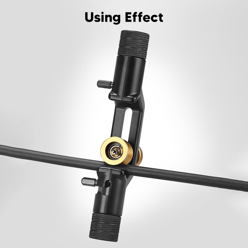 Double Head Cable Stripper Aluminum Alloy Adjustable Armoured Fiber Optic