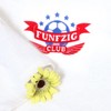 Abc Casa 50th Birthday Gift Towel with Embroidered Football Logo