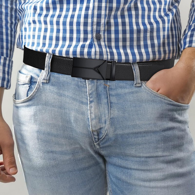 ITIEZY Men's Belt Ratchet Automatic Belt for Men 35 mm
