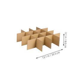 BCOATH 18piezas Cajas De Cartón Para Envío Divisores De Cartón Para Mudanzas Separadores De Cajas Embalaje De Vasos
