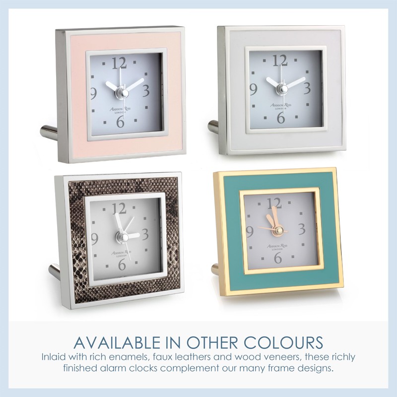 Addison Ross Battery Alarm Clock – Silent Sweep – Compact