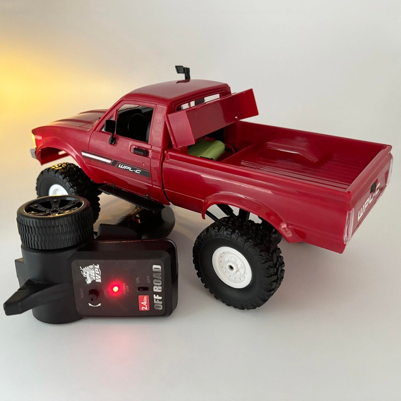 HLSFWDRIVE RC Rock Crawler 4x4 WPL C24 RC Truck 1/16
