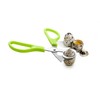 IBILI Quail Eggs Scissors, Stainless Steel, Green, 14 x 6