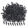 Byttlerom 250pcs Tip Caps for Luer Lock, Black Dispensing Needle