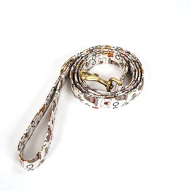 Organic Cotton Dog Leash for Small,Medium and Large Breed,Brass Hardware Pet Leash for Walking,Running and Training 6FT