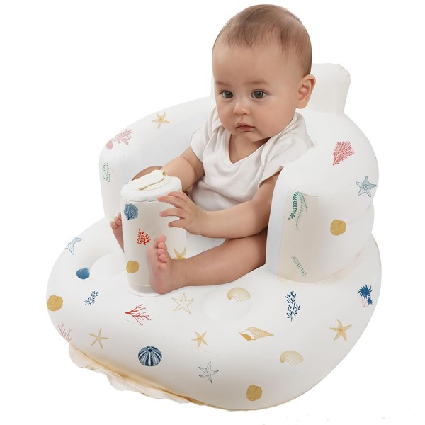 Inflatable Baby Seat for 3-36 Months, Portable Blow Up Baby