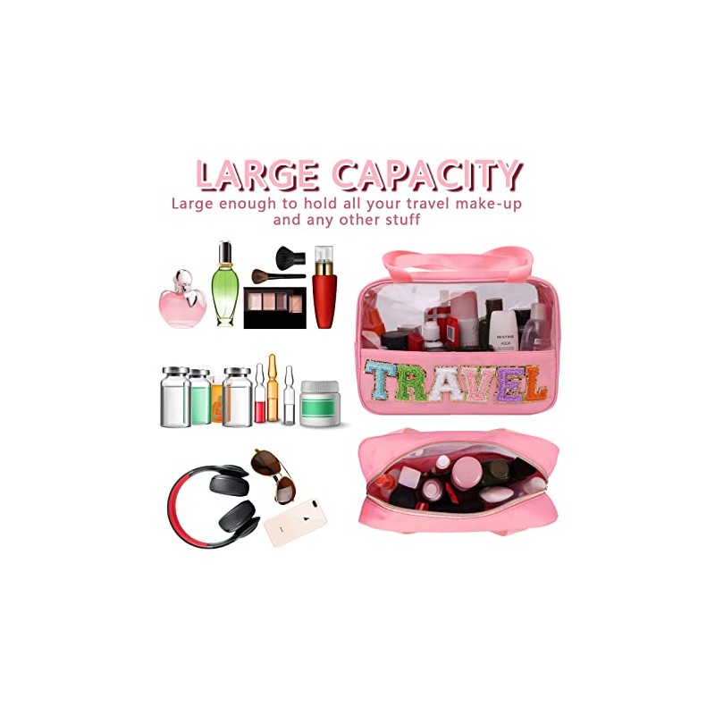 Iqimott - Bolsa de chenilla con parche de carta, bolsa