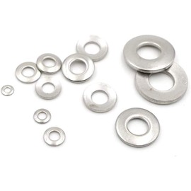 Guard4U 225Pcs Metric 304 Stainless Steel Belleville Spring Washer/Conical Spring washers Assortment Kit- 7 Size: M3 M4 M5 M6 M8 M10 M12