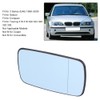 Right Hand Blue Heated Wing Door Mirror Glass Fit for