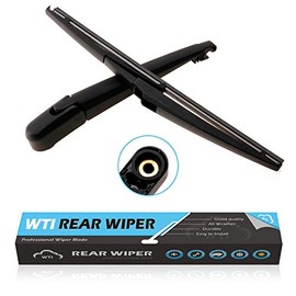 WTI New Replacement Accessories Parts Rear Windshield Wiper Kits Set Arm Blade Compatible With Toyota 2001 2002 2003 2004 2005 RAV4 SUV 2003-2008 Toyota Matrix Hatchback 5-Door
