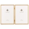 Lawrence Frames Metal Frame, Simply, Gold, 5x7 Double