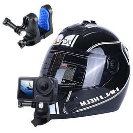IIKisan Jaw Mount for Gopro Accessories, Motorcycle Helmet Lower Jaw Strap Mount Jaw Mount Jaw Mount Motorcycle Helmet Chin Mount Helmet Chin Holder Riding Fixing Accessory for GoPro Hero