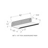 Heavy-Duty 16ga Brushed 304 Stainless Steel 4" x 10" Bathroom