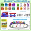 Electric Train Set for Toddlers & Kids Boy -Montessori Counting