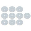 10Pcs 3in Diamond Wet Polishing Pad Soft Grinding Discs Polisher