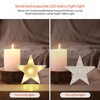 6 Pcs LED Star Lights,Star Shaped Night lamp,Hangable (White)