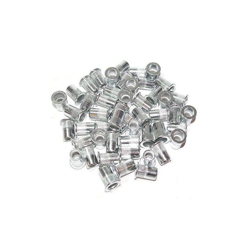 A-RM8 Rivet Nuts M8 Assortment Aluminium 50 Pieces/Pack