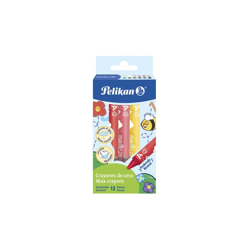 Pelikan Crayones Regulares con 12 Piezas