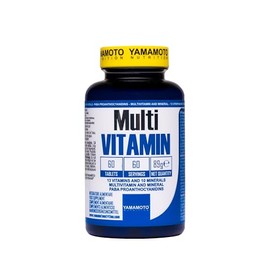 YAMAMOTO Nutrition, Multi VITAMIN 60 Compresse, Integratore Alimentare con Vitamine e Minerali, Multivitaminico e Multi Minerale Completo