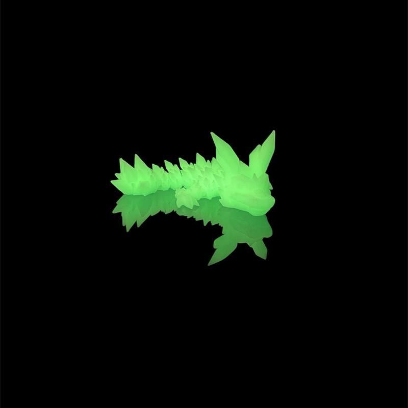 Tumbler Straw Buddy Dragon Guardian Straw Figurine 3D Printed:_Ice