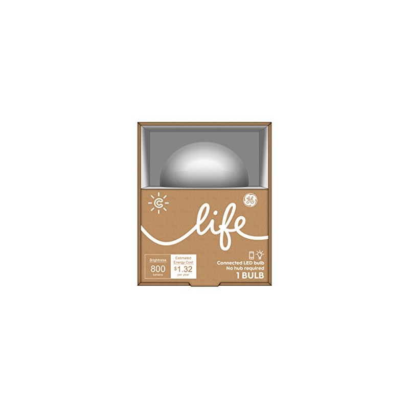 C by GE A19 C-Life Smart LED Light Bulb, 1-Pack