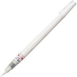 Kuretake CNBW-01S White ZIG CARTOONIST White Brush Pen, Extra Fine Point