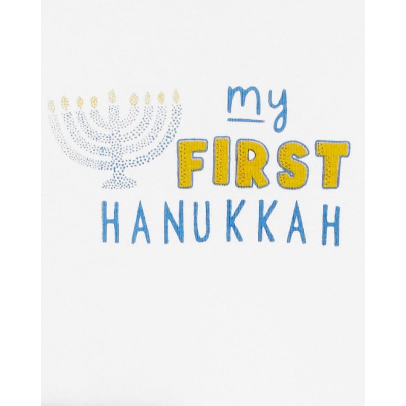 Carter's Baby 2 Piece Long Sleeve Hanukkah Bodysuit and Pants