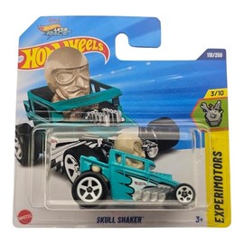 Hot Wheels Skull Shaker, Experimentors Series, Turquoise Die-Cast Car, 3/10, 118/250