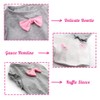KYEESE Dog Dresses Pink Bowtie Cat Dress for Small Dog