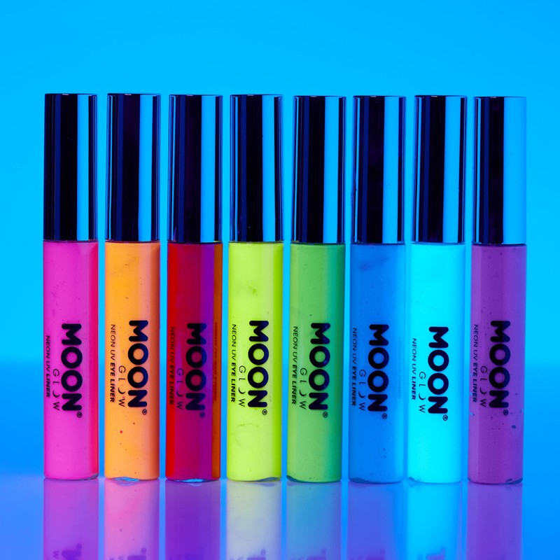 Moon Glow Neon UV Eyeliner – 10 Ml – A Spectacular Blue Glowing Effect at
