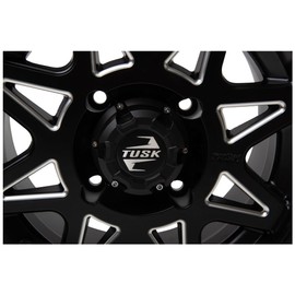 TUSK 4/156 Tintic Wheel 14x7 4.0 + 3.0 Milled/Black for Polaris Ranger Crew XP 1000 Northstar Edition Ride Command Trail Boss 2023