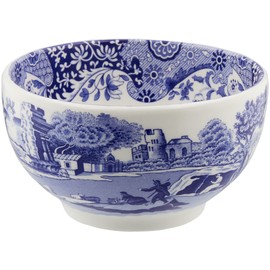 Spode BLI0343 Medium Bowl, Blue, Dip Bowl, 4.5 inches (11.5 cm), Blue Italian
