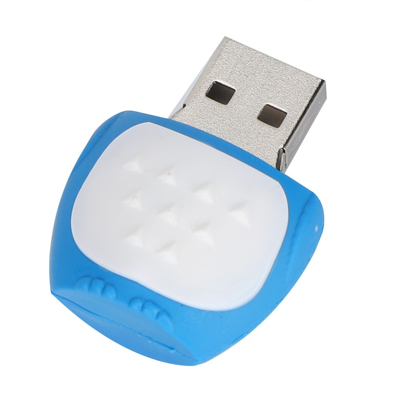 Cartoon U Disk Blue Owl Appearance High Speed Bulk Storage