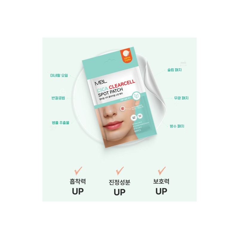 MBL Cica Clear Cell Spot Patch 90 sheets (mixed) +
