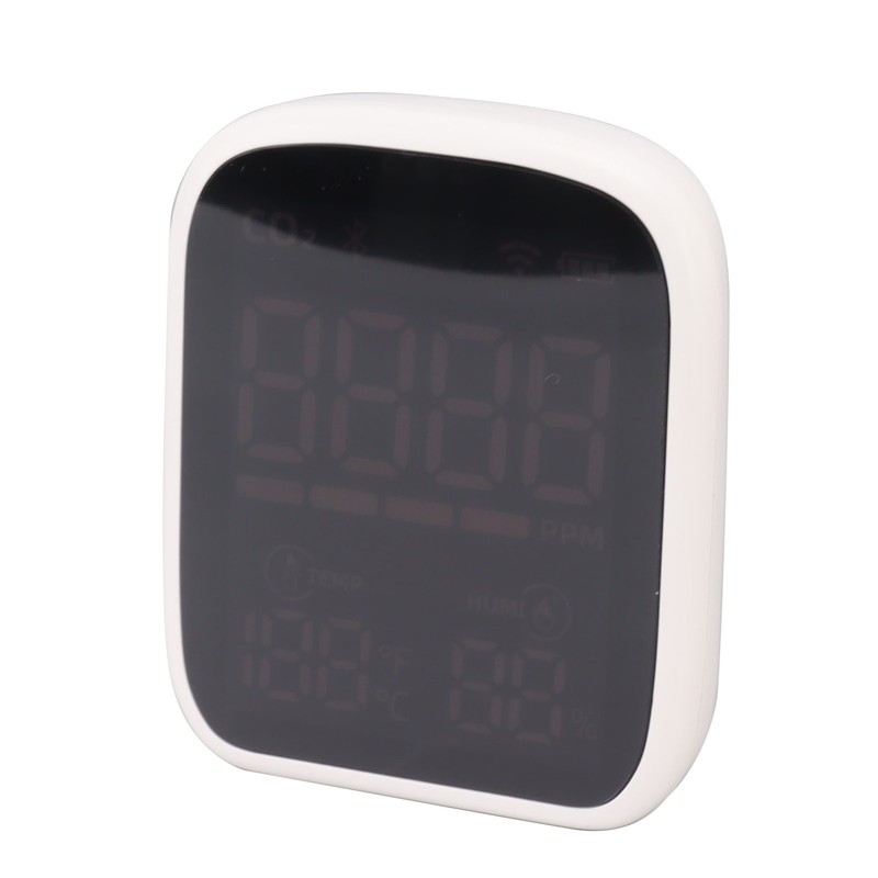 3 in 1 Smart Air Quality Monitor Automatic Brightness Adjustment