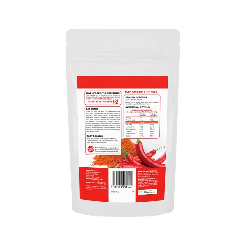 Morlife Ground Cayenne Pepper 100g