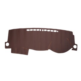 HEROFFIX Dashboard Cover Dash Cover Mat Carpet for Toyota Corolla 2000-2007 Brown Faux Leather 1 Pc Anti-Slip Car Interior