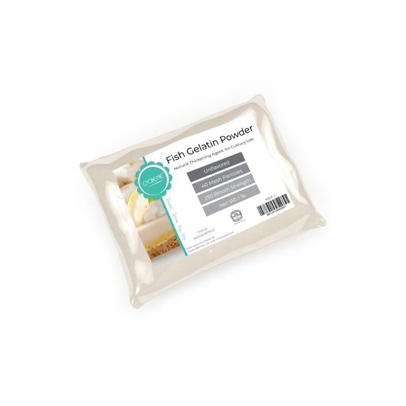 O'Creme Kosher Fish Gelatin (1 Lb)