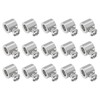 PATIKIL 9x8mm Wire Rope Clip 15 Pcs Metal Cable Clamp