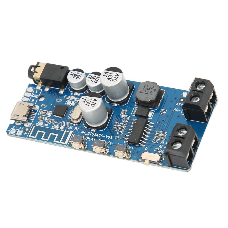 2 Channels Bluetooth 5.0 Stereo Power Amplifier Board Bluetooth Vocal