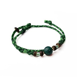 Kubakasaya Kibi Sanga Misanga Bracelet, Anklet, Okinawa Limited Accessories, Sugarcane Yarn, Millet Sanga, Lite, Stone Polyester