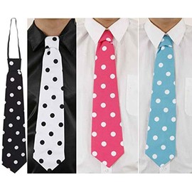 Turquoise White Polka Dot Tie Tie Tie, turquoise