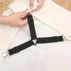 Chargenyang Bed Sheet Holder Straps, 4 Pack Fitted Bed Sheet