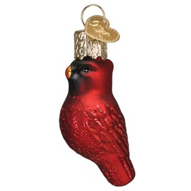 Old World Christmas Gumdrops Mini Red Cardinal Glass Blown Ornament for Christmas Tree