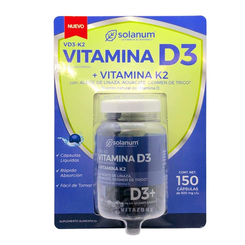 Solanum - Solanum Vitamina D3 Y Vitamina K2 Solanum -