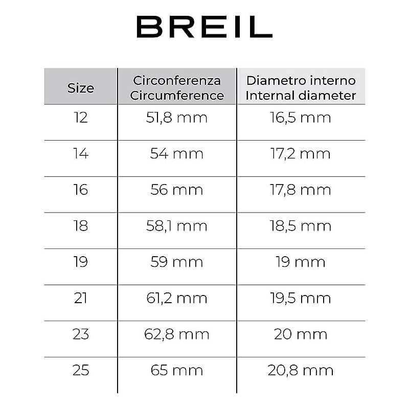Breil - B&ME Steel Ring for Women (DE 10)