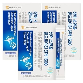 Daewoong Life Science Shark Bovine Cartilage Chondroitin Essence 1500 3 Boxes (10mL x 30 Packets)23489882588671 / 대웅생명과학 상어 소연골 콘드로이친 진액 1500 3박스 (10mL x 30포)23489882588671