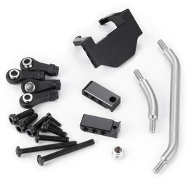 RCHUBAM 1/18 TRX4M Lay Down Servo Mount with Steering Links Kit Compatible with TRX4M 1/18 Bronco Defender RC Crawler TRX4M Stock Length Axles Upgrades