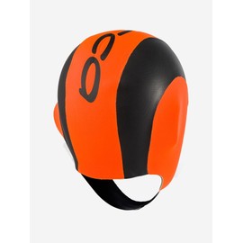 ORCA Neoprene Wetsuit Swim Cap Hat - Hi-Vis Orange - Materials - 100% Neoprene