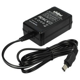 vhbw 1 x Power Supply Compatible with Sony Handycam DCR-TRV24E, DCR-TRV250, DCR-TRV25, DCR-TRV255E, DCR-TRV250E Camera, Digital Camera, 2 m